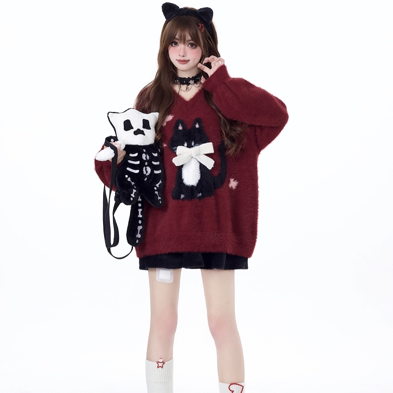 Sweet Girly Style Lazy Kitten Embroidered Sweater 🎀⭐

🛒Now Buy:bit.ly/44AHVyh

❤10% OFF Coupon: kawaii10off

📦Free around the world shipping📦

#kawaiifashion #kawaiigirl