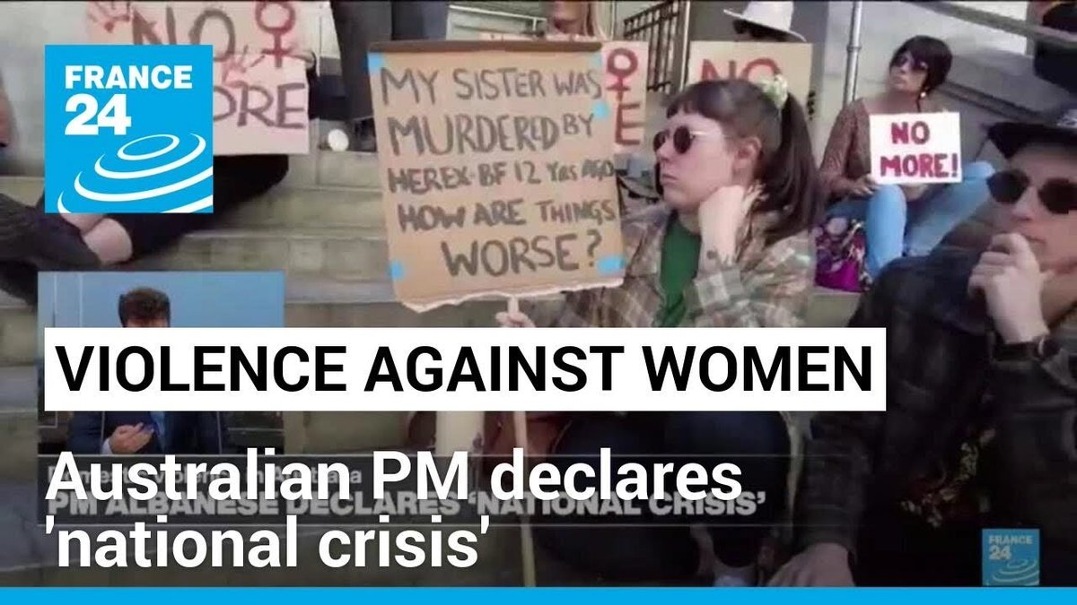 ▶️ Australian PM declares 'national crisis' over rise in violence against women f24.my/AJkx.x