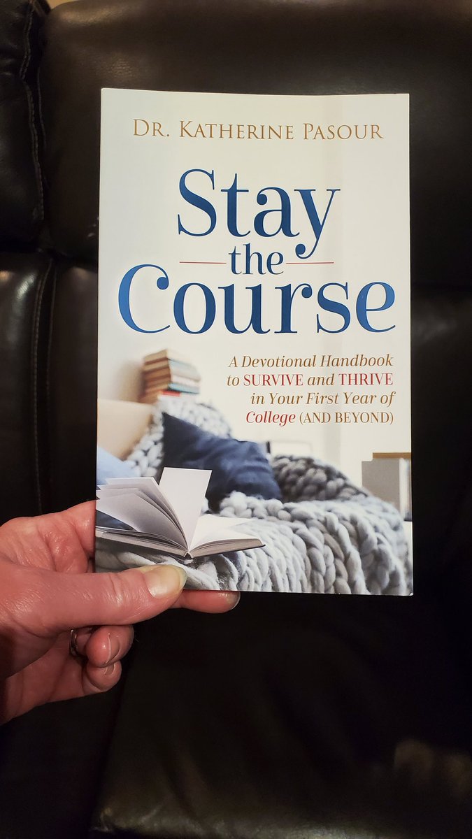 Wonderful #devotional for #college freshman! Order now mybook.to/QQq3h
It's practical, relevant, and empowering. It will encourage and strengthen the students' faith and character. I recommend it for all college-bound #graduates!
@KatherinePasour #staythecoursedevotional