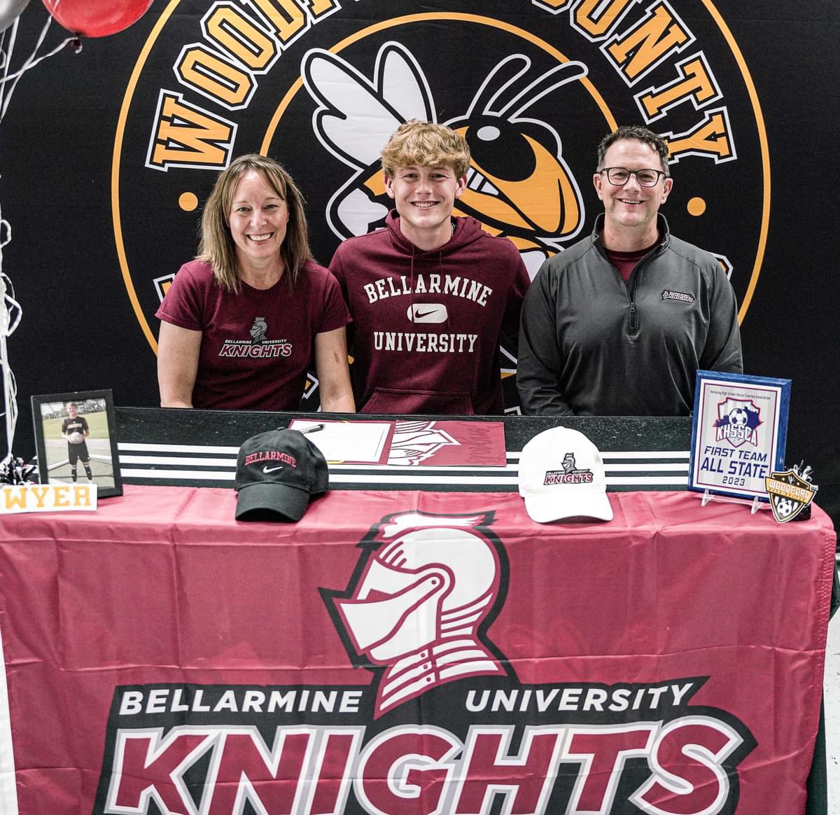 Congratulations to Sawyer Gribble. The WCHS senior signed his letter of intent to further his education and play soccer for the Knights of Bellarmine University.