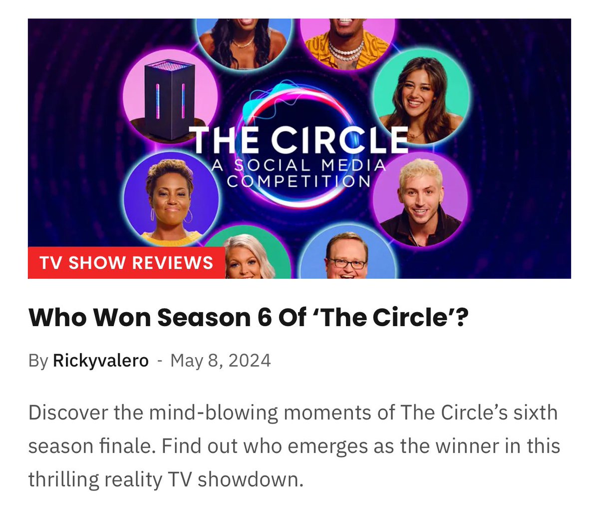 Who Won Season 6 Of ‘The Circle’? geekvibesnation.com/who-won-season…