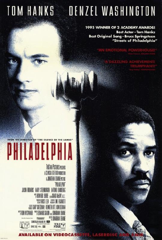 Voir la critique de PHILADELPHIA (1993) sur le site loucinefil.com/philadelphia/ #philadelphia #jonathandemme #tomhanks #denzelwashington #antoniobanderas #SIDA #gay #discrimination #procès #avocat #justice #combat #maladie #mort #opéra #juriste #préjugés #Oscar