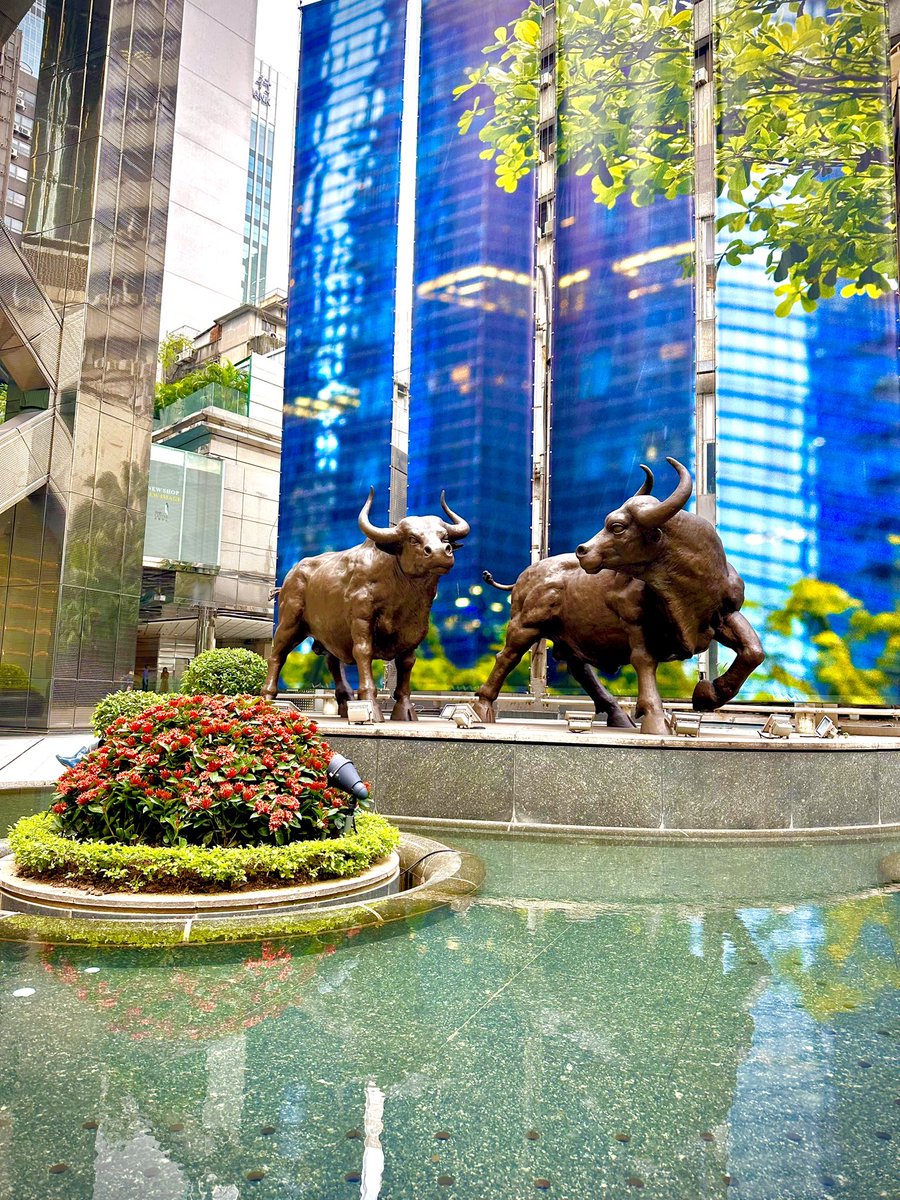 Found bulls in Hong Kong 😁🐂 🇭🇰🟧