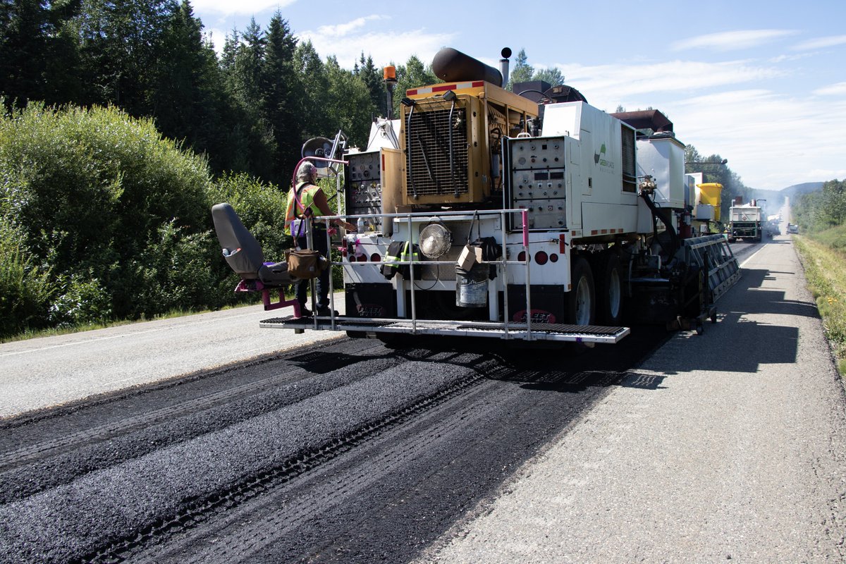 Northern B.C. travelers, get ready for smoother drives. Our govt. is contributing $53 million for paving and resurfacing 260km of highways & side roads, including 28km in Smithers area (Hwy 16) and 27km in Terrace (Hwy 37S).
#BCHwy @tranBC @driveBC
news.gov.bc.ca/30837
