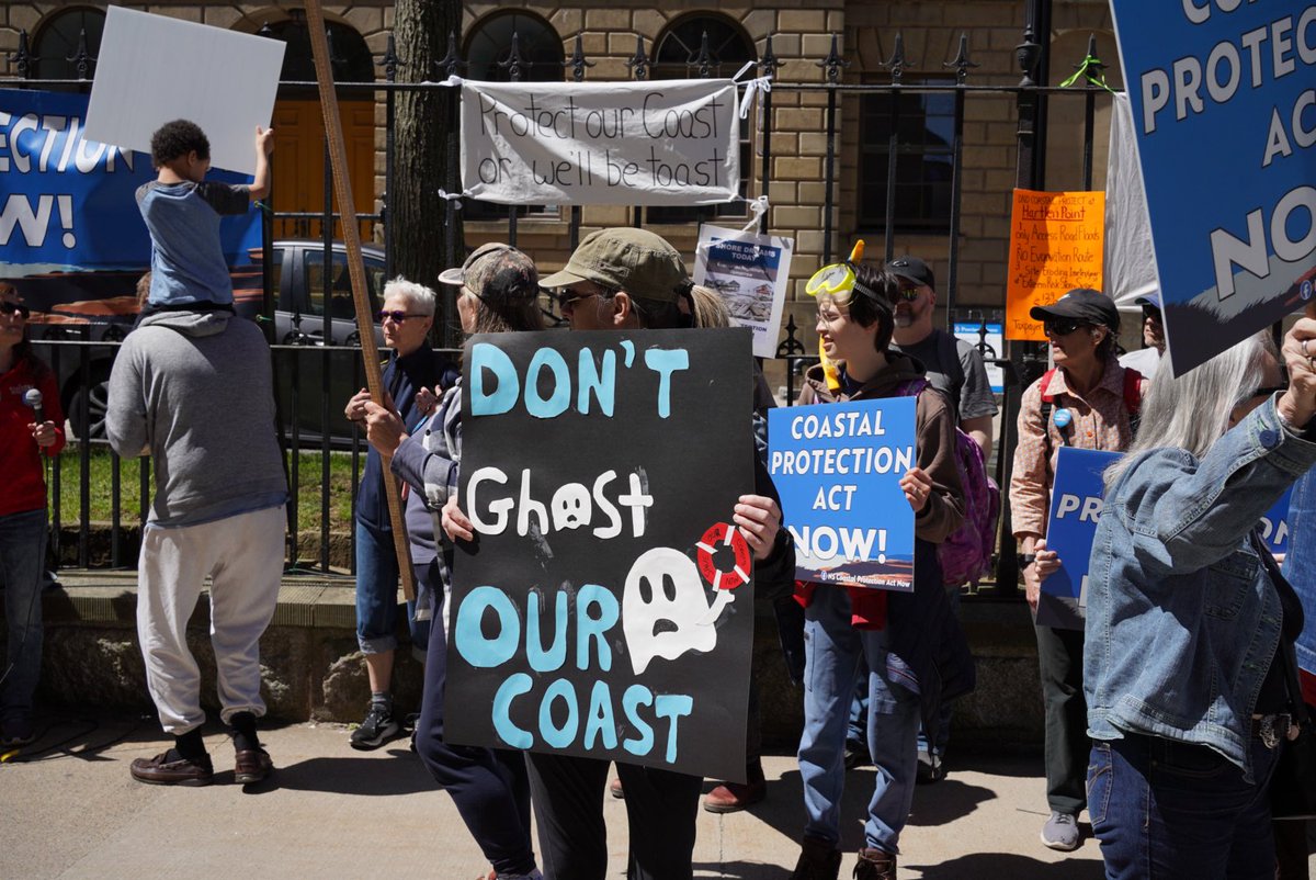 Nova Scotians from across the Province were loud and clear today. They want the Coastal Protection Act proclaimed now. The Premier must act to protect our coasts for all of us, and for future generations. Our coasts are too important.