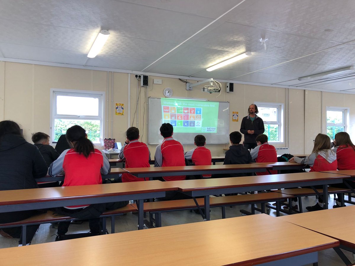 Thanks to Arran Tower’s from Self Help Africa who came to speak to Mr Collins’s first year science group around sustainability in developing countries - building on students cross curricular work carried out around sustainability. Looking forward to welcoming Arran back next year
