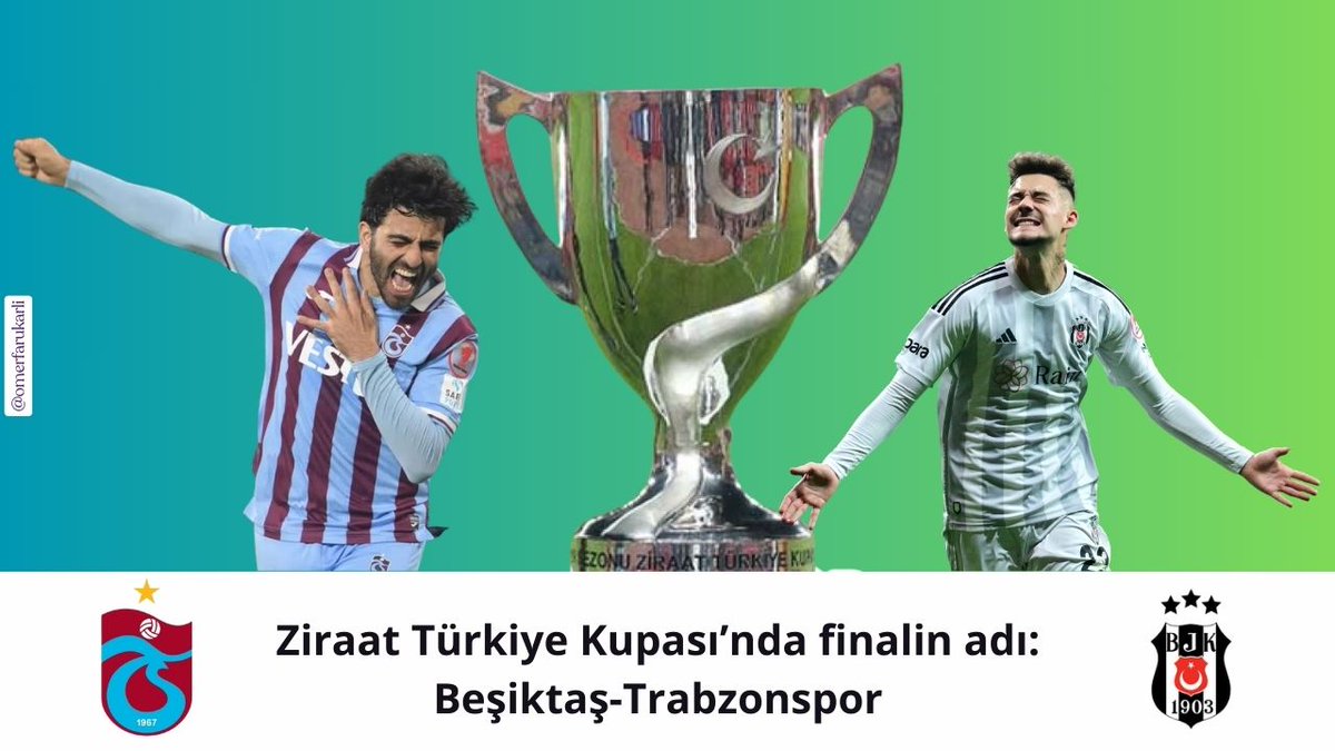 Ziraat Türkiye Kupası finali Beşiktaş-Trabzonspor arasında
#gundem #onecikanlar #kimnededi #manset #kesfet 
#Besiktas #Trabzonspor