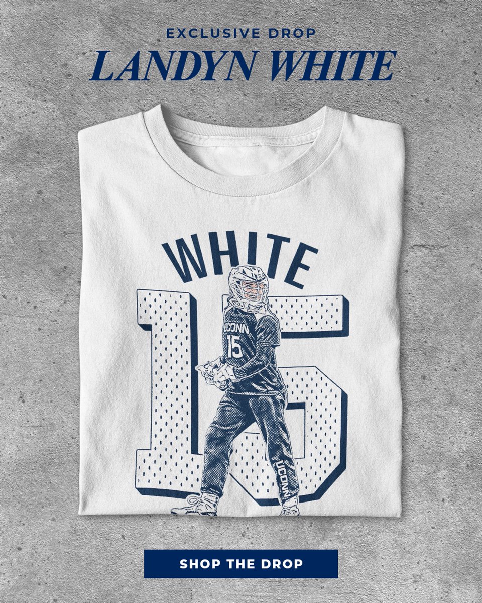 Landyn White had an incredible season, so why not support her further and check out her NEW exclusive drop?! 🥍 🔗 uconn.nil.store/collections/la… #uconnwlax #uconn