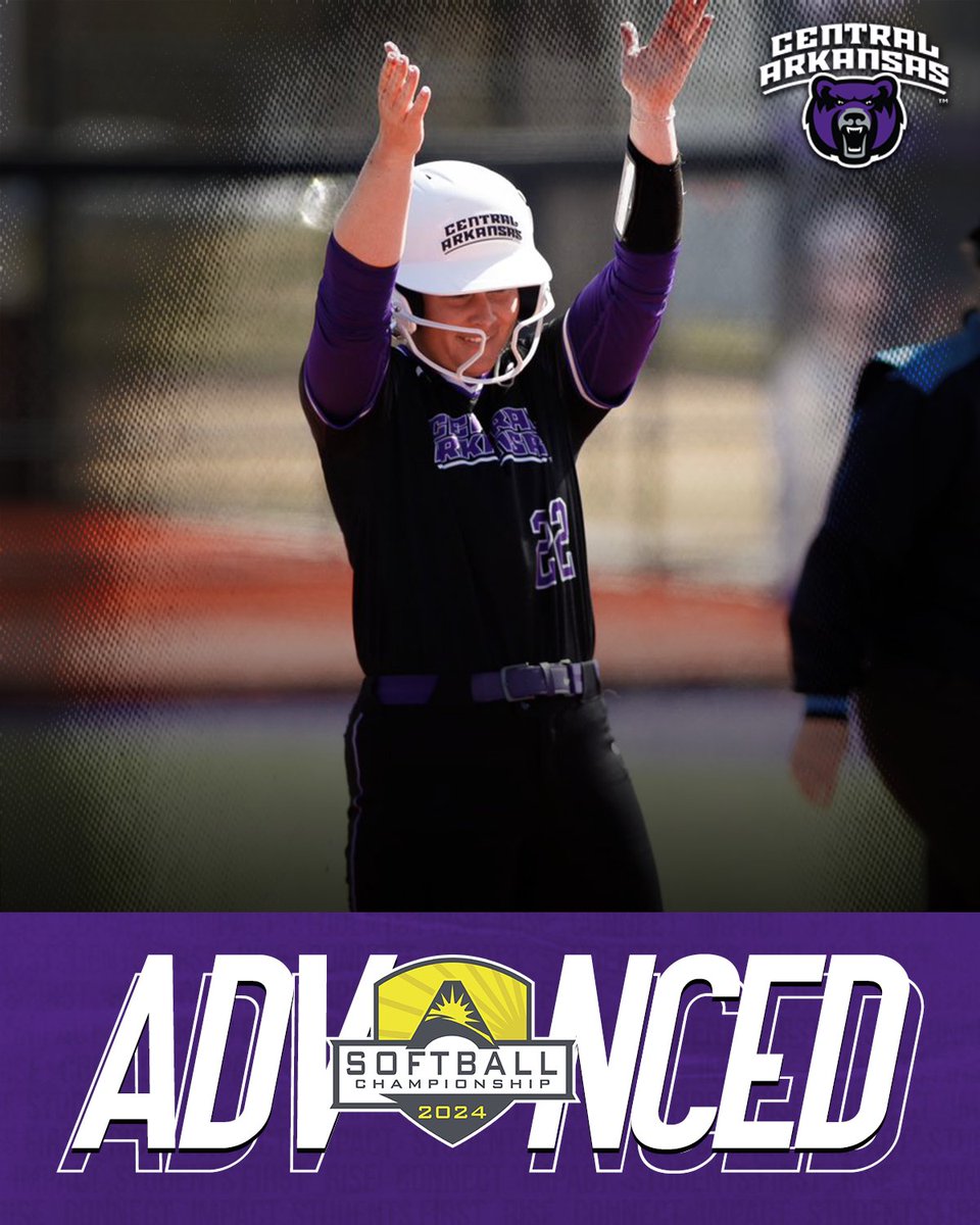 🥎𝗪𝗮𝗹𝗸 𝗶𝘁 𝗢𝗳𝗳🥎 @UCASoftball defeats Queens 1️⃣-0️⃣ in its opening game of the 2024 #ASUNSB Championship! 💯 #ASUNBuilt | #BearClawsUp