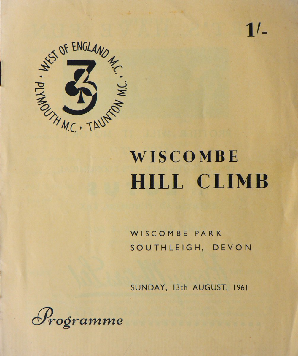 Turning the clock back and a look at a very early Wiscombe Park event - 13th August 1961. Read the article on our Facebook page and view the full programme which also includes the times.
#wiscombepark #wiscombehillclimb #speedevent #speedhillclimb #hillclimb #motorsport