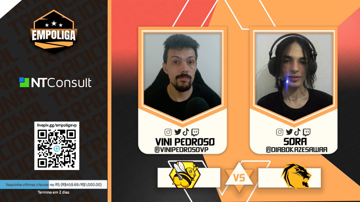 Estamos ao vivo com @ViniPedrosoVP e <a href="/diabokazesawa/">diabokazesawa</a> na bancada para a Md5 decisiva !

<a href="/JayBeegg/">Jay Bee 🇧🇷</a> x <a href="/Insanos_Gaming1/">TTCR Insanos 🦁</a> !

twitch.tv/empoligavp