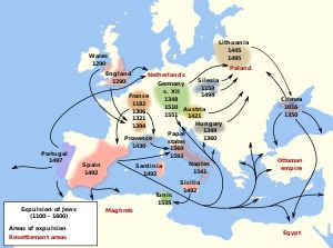 The Expulsion of Jews from Spain led to a mass migration of Jews to Italy, Greece, Turkey and the mediterrenean basin.