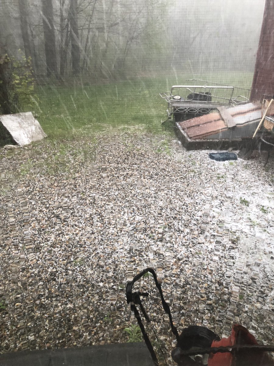 Hail in Blandford this afternoon from Sue! #mawx