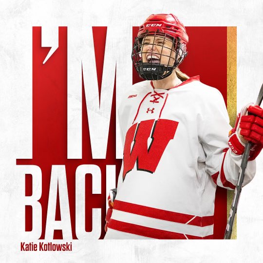 Guess who’s coming back? Casey O’Brien and Katie Kotlowski are staying in Madison for another season! #Badgers || #OnWisconsin