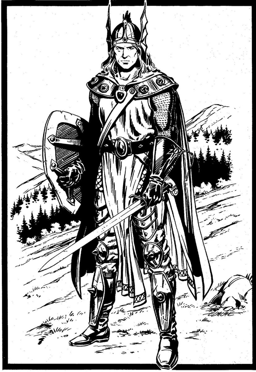 by Larry Elmore #dnd #dragonlance #caramon