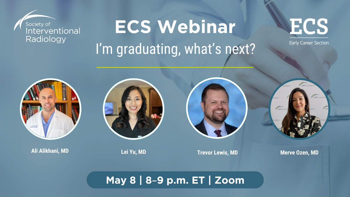 It’s not too late to register and attend tonight’s ECS webinar! Hope to see you online! #IRad #VIRad #RadRes @SIRRFS @SIRspecialists tinyurl.com/39r2ja8n