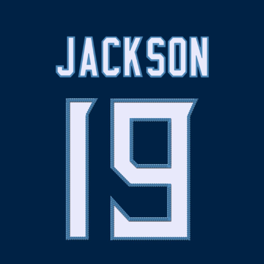 Tennessee Titans WR Jha'Quan Jackson (@_Quann4) is wearing number 19. Last assigned to Jacob Copeland. #TitanUp