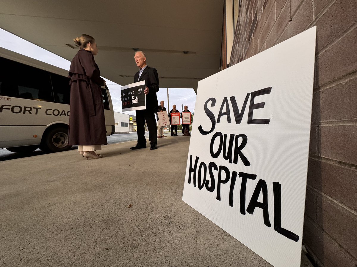 Tonight on 7NEWS Coast: 12,000 signatures in hand, the Manning Base Hospital Action Group head to Sydney demanding the Govt start work on the hospital redevelopment. #health #manningbasehospital #NSWgovernment