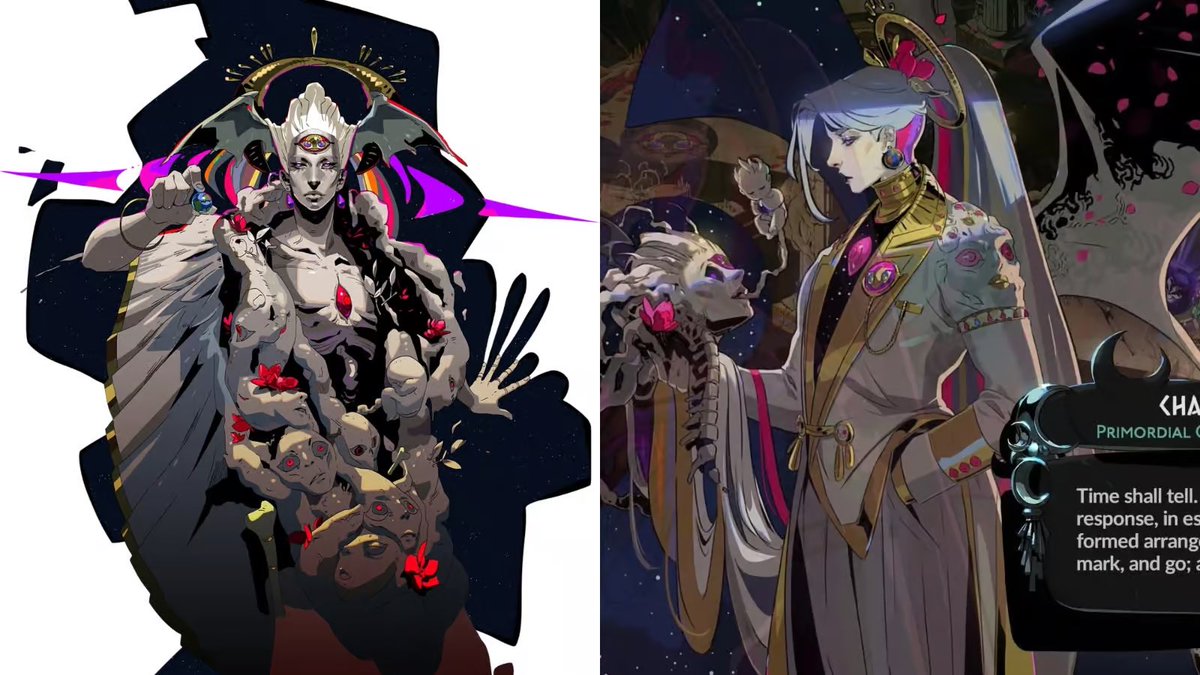 RideForDeath's tweet image. People who dislike how strange or sudden the redesign of Chaos in hades 2 don’t understand that it’s the point.  They’re supposed to be an ever-changing, unpredictable force. They are literally Chaos.