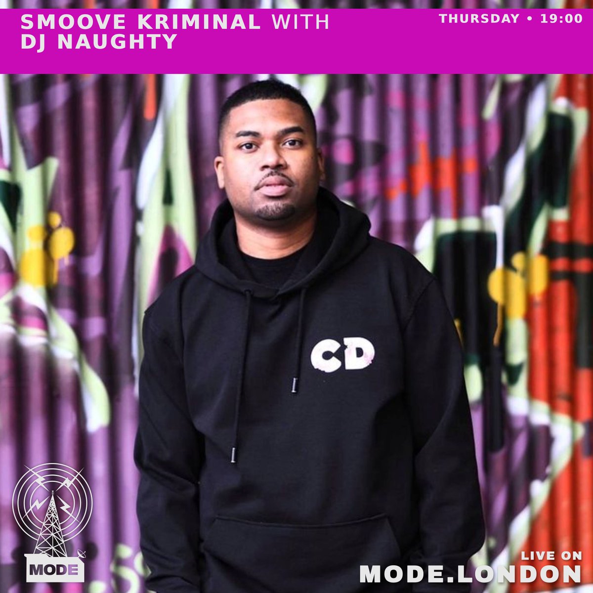 Up next we have @SmooveKriminal joined by UK Funky royalty @djnaughtymusic for a rare special appearance

Mode.London