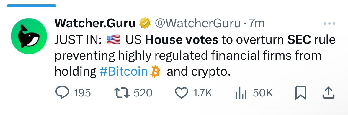 The Republican ran house is clearly PRO CRYPTO VOTE FOR TRUMP!!!