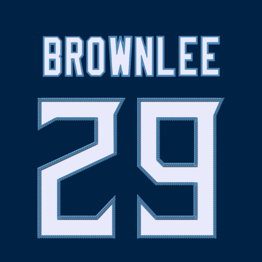Tennessee Titans DB Jarvis Brownlee (@JarvisBrownlee3) is wearing number 29. Last assigned to Josh Thompson. #TitanUp