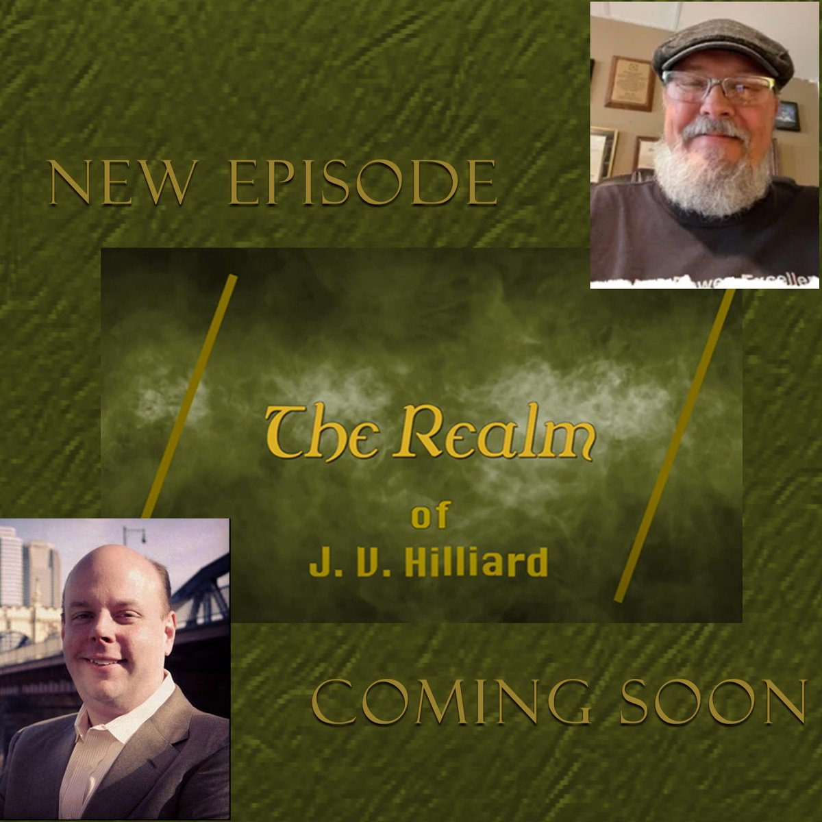 Hear Ye! Hear Ye! I'm excited to announce my next guest on The Realm will be Gary Wise! Look for the episode sometime this month. Thanks for joining me, Gary! #podcast #TheRealm #GaryWise #jvhilliard #warminsterseries