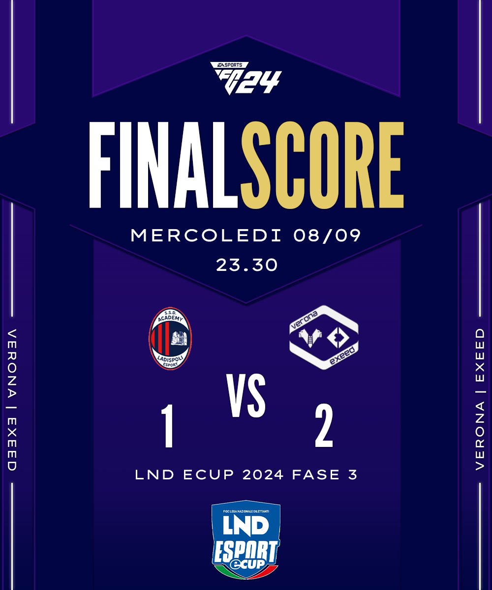 ALL IN FC (@allinfc25) on Twitter photo ๐ ๐ฎ๐น LND ECUP 2024 FASE 3 ๐ฎ๐น
โ
๐ LADISPOLI ESP. (andata)
๐ฝ๏ธ๐บ LIVE :
youtube.com/watch?v=e1bUztโฆ
โ
๐ LADISPOLI ESP. (ritorno)
๐ฝ๏ธ๐บ LIVE :
youtube.com/watch?v=iQD5tYโฆ
<a href="/hvfc_esports/">hvfcesports</a> <a href="/exeed_official/">exeed</a>
<a href="/LegaDilettanti/">LND</a> <a href="/LNDEsport1/">LND Esport</a>
<a href="/VPLItaly/">VPL Italy ๐ฎ๐น</a> <a href="/VPLglobal/">Virtualproleague</a> <a href="/QuiVPL/">#QuiVPL</a> ๐ ๐ฎ๐น LND ECUP 2024 FASE 3 ๐ฎ๐น
โ
๐ LADISPOLI ESP. (andata)
๐ฝ๏ธ๐บ LIVE :
youtube.com/watch?v=e1bUztโฆ
โ
๐ LADISPOLI ESP. (ritorno)
๐ฝ๏ธ๐บ LIVE :
youtube.com/watch?v=iQD5tYโฆ
<a href="/hvfc_esports/">hvfcesports</a> <a href="/exeed_official/">exeed</a>
<a href="/LegaDilettanti/">LND</a> <a href="/LNDEsport1/">LND Esport</a>
<a href="/VPLItaly/">VPL Italy ๐ฎ๐น</a> <a href="/VPLglobal/">Virtualproleague</a> <a href="/QuiVPL/">#QuiVPL</a>