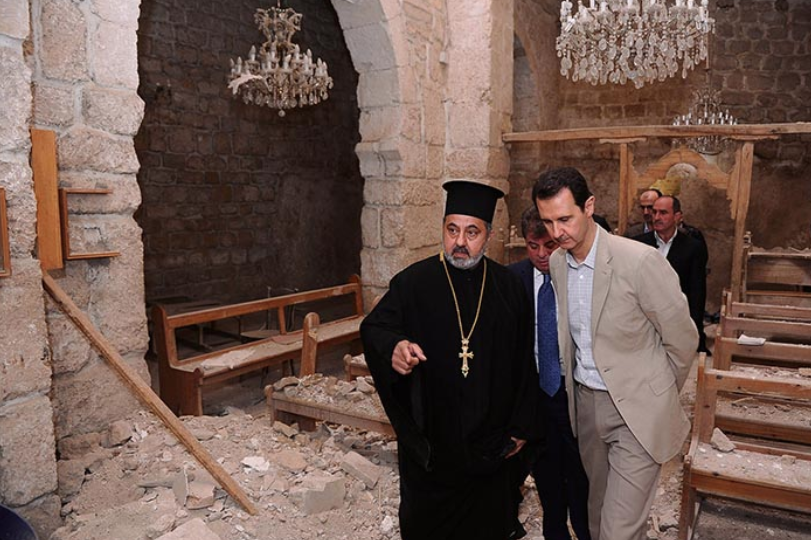 'Christians are not guests or migrating birds. They are from the origins of the nation and without them, there is no Syria.' Bashar Al-Assad.