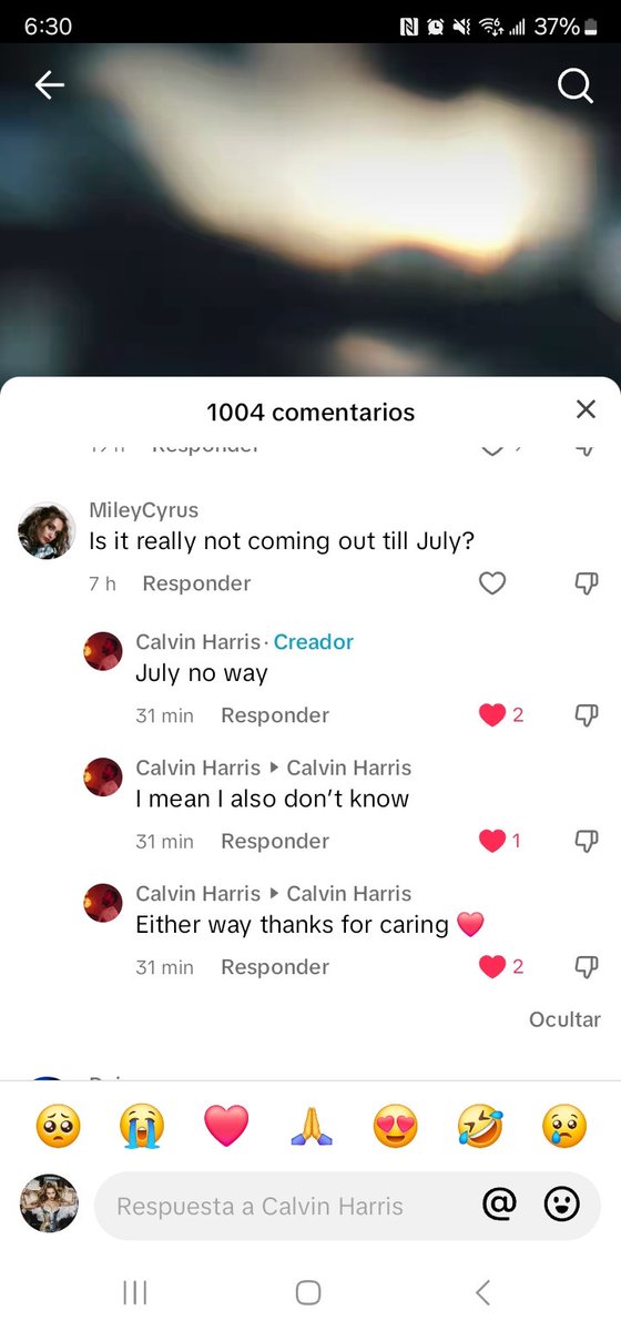 Calvin Harris is trying his best. It is really hard to push Miley's team I think