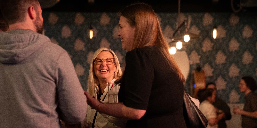 acquia's tweet image. Last night&apos;s Acquia Social at #DrupalConPortland was one for the books! We hope everyone had an amazing time bowling, playing arcade games, and networking at Punch Bowl Social! 

Here are some snapshots you’ll want to see. 📸 

@drupalcon #DrupalCon
