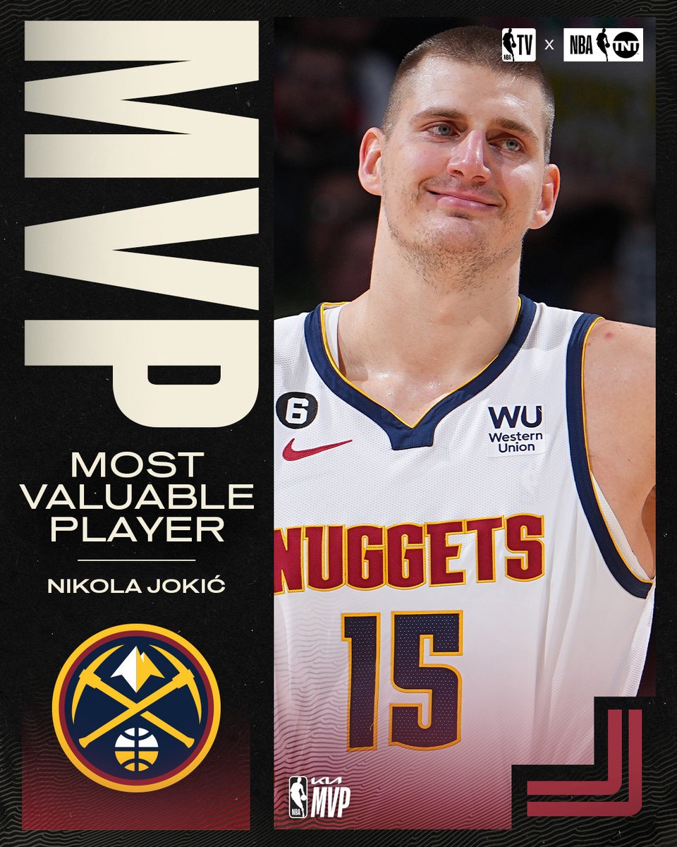 Nikola Jokić is the 2023-24 #KiaMVP! 🏆