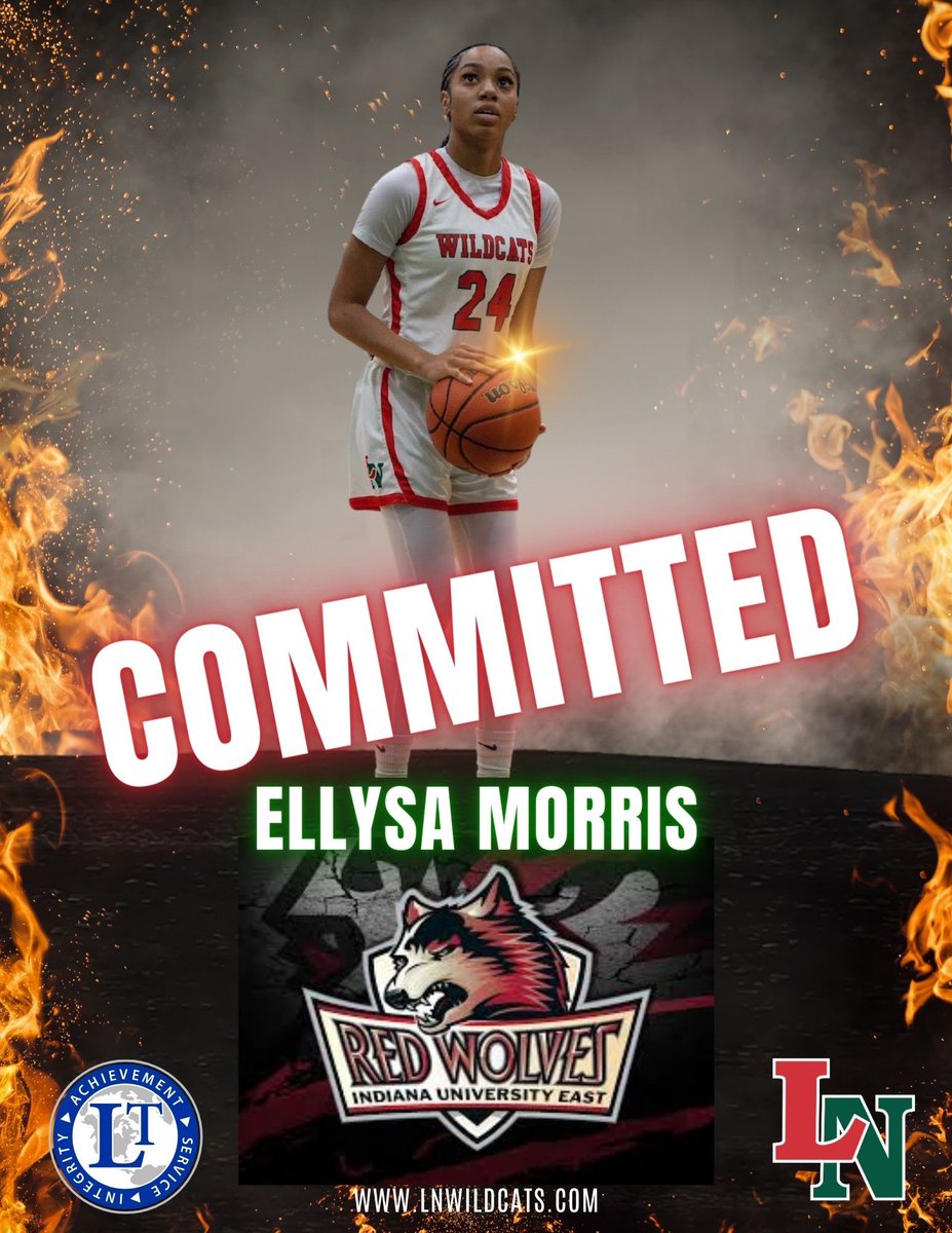 🚨COMMITTED 🚨

#ProudCoach

Congratulations to Ellysa Morris on her commitment to IU East to continue her academic & athletic career!

@ltgoodnews @lnwildcats @LNHSwildcats @Brian_Haenchen 

Go Cats❗️🔴🟢