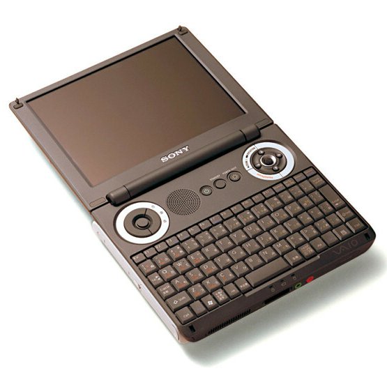 In 2002, Sony introduced the U series of ultra-subnotebook computers, the smallest and lightest fully-featured machines running Windows XP and innovative touchpad controls instead of a mouse.