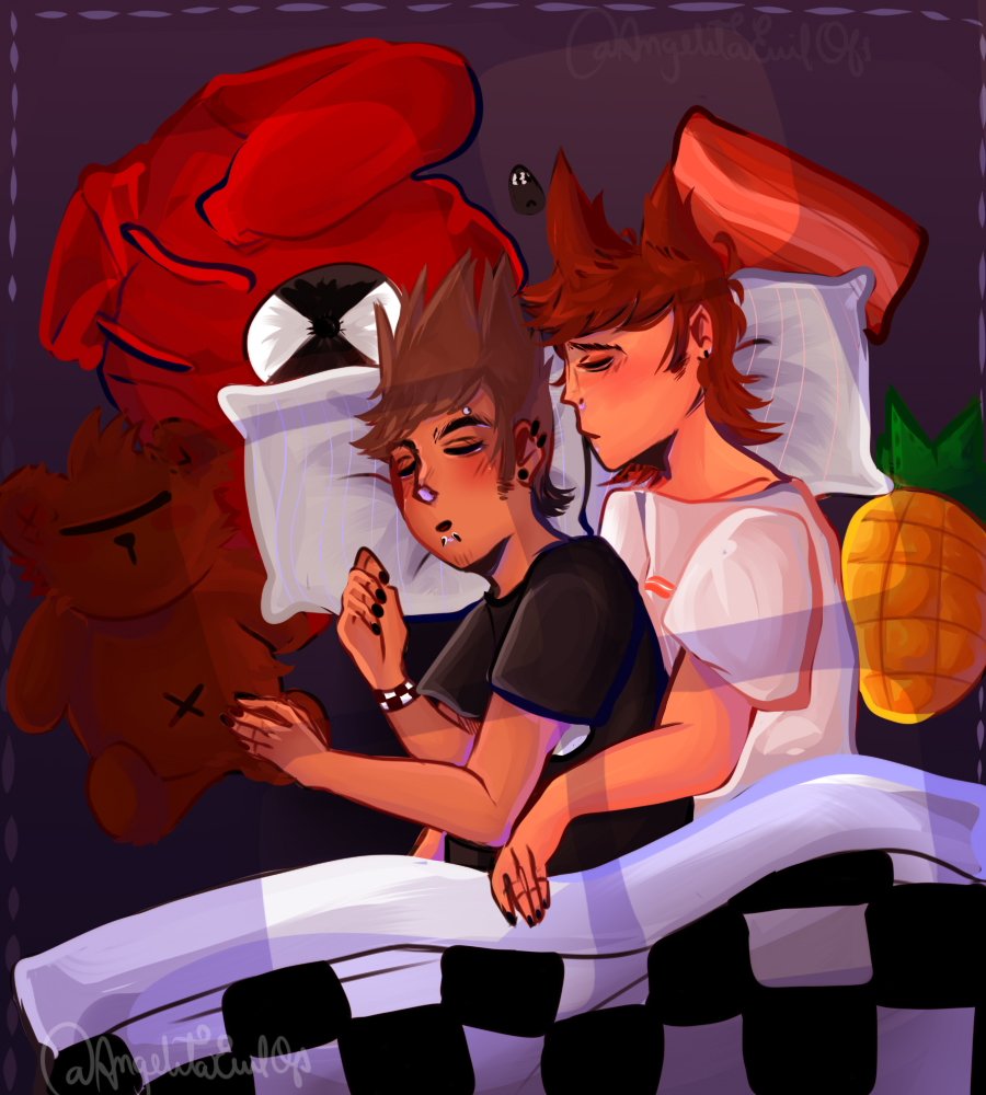 TOMTORD THURSDAY UUUUUUUU  (I was finally able to participate in one😔)

Shh they are sleeping...❤️💙

#tomtord #tordtom #eddsworldtord #eddsworldfanart #eddsworld #eddsworldtom