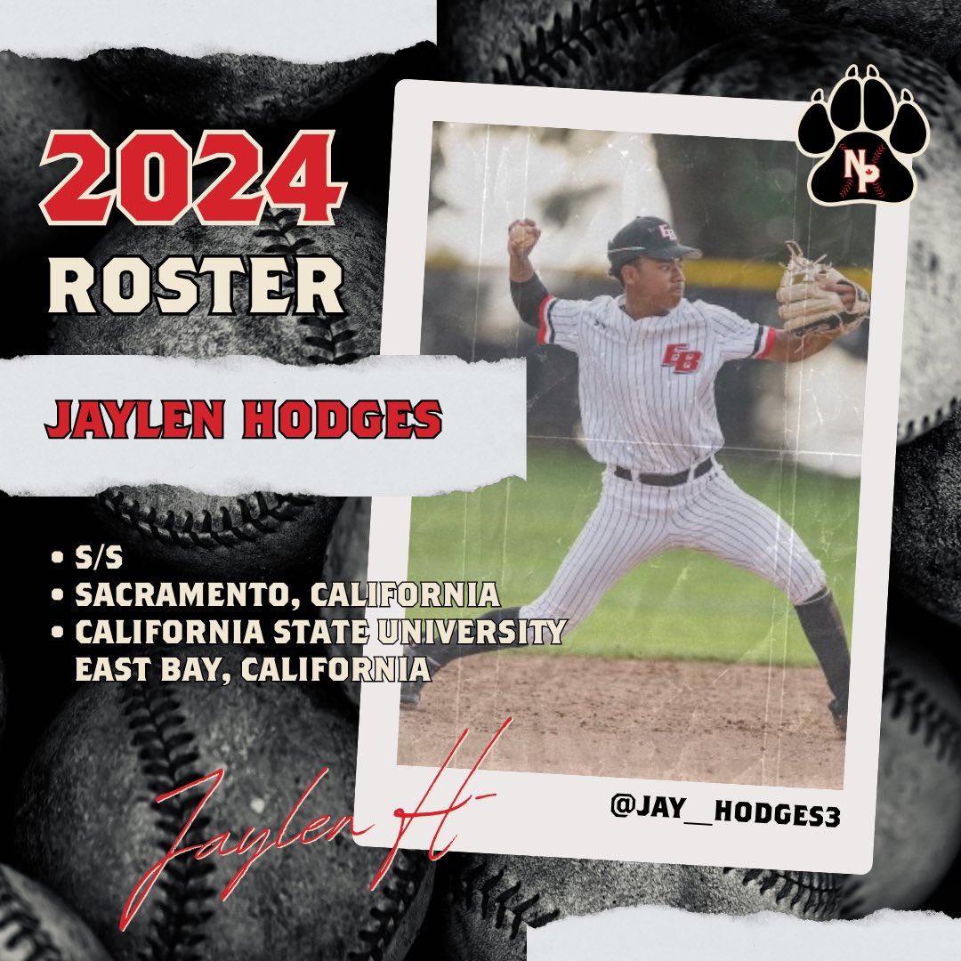 📣 ROSTER ANNOUNCEMENT 📣 Say hello to our new Shortstop, Jaylen Hodges! Fresh from Sacramento and set on making his mark with The Northpaws this season. With a .244 batting average so far in 2024 he's all fired up and ready to swing for the fences! Welcome to the team Jaylen!!