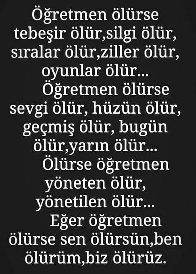 Günaydın canlar.
#öğretmeneşiddetehayır