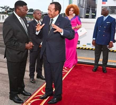 We will continue to work tirelessly to promote the good image of #Cameroon

Very crucial in this period of geopolitical tensions, wars, climate and financial crisis

We remain faithful to our institutions, our President @PR_Paul_BIYA and our First Lady @ChantalBIYA_Cmr