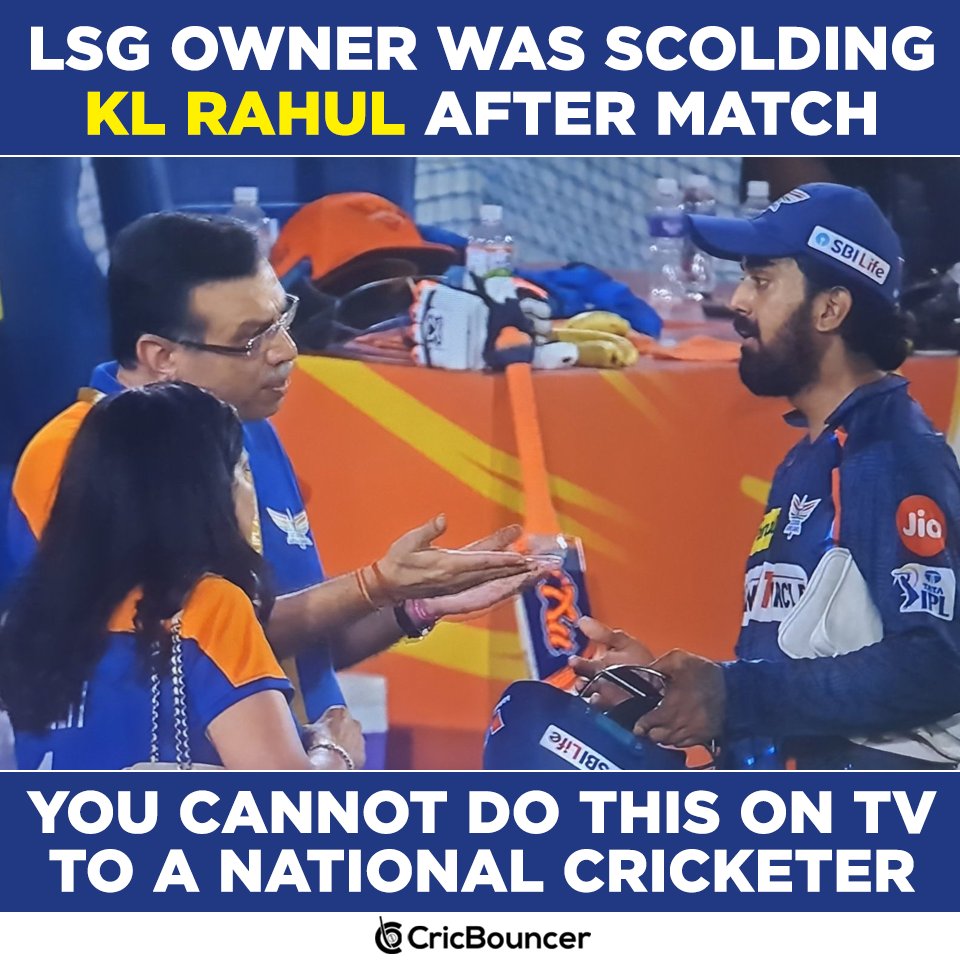 Not acceptable!

#KLRahul #LSG #IPL2024 #Cricket #CricBouncer
