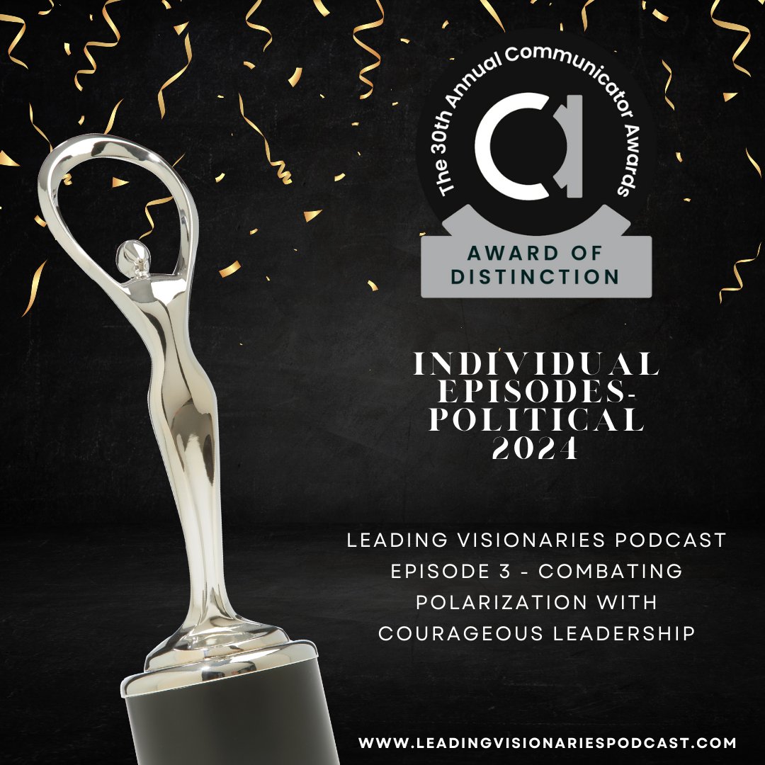 We're beyond thrilled and bursting with excitement to announce that we've been honored with our very first Communicator Award in the Individual Episodes-Political category! From the bottom of our hearts, thank you! ❤️

#CommunicatorAwards #awardwinners #Incredibleachievement