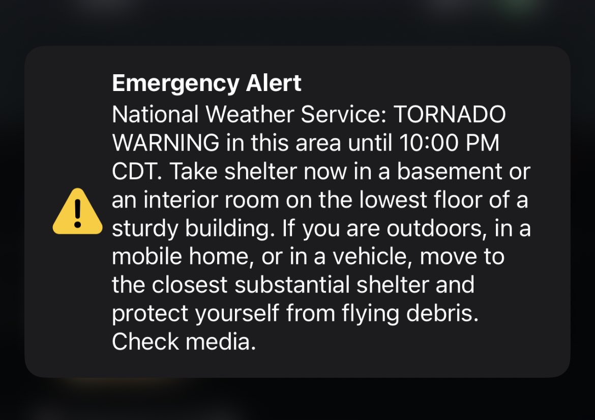 Our Tornado 🌪️ alarm 🚨 just went off…Middle TN Be alert.