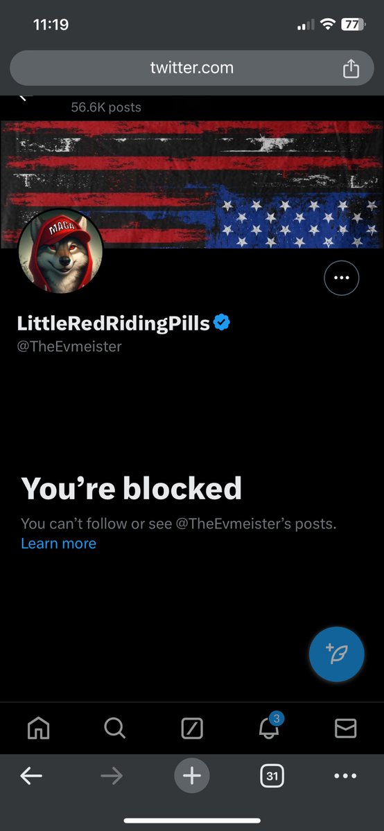 So, I attack Biden for turning his back on Israel, just to curry favor with radical Islamists in MN & MI, and I got attacked & blocked by @TheEvmeister who said if I was a real patriot I wouldn’t care if Biden does dumb things (even if it causes Israeli deaths). What a dumbass !!