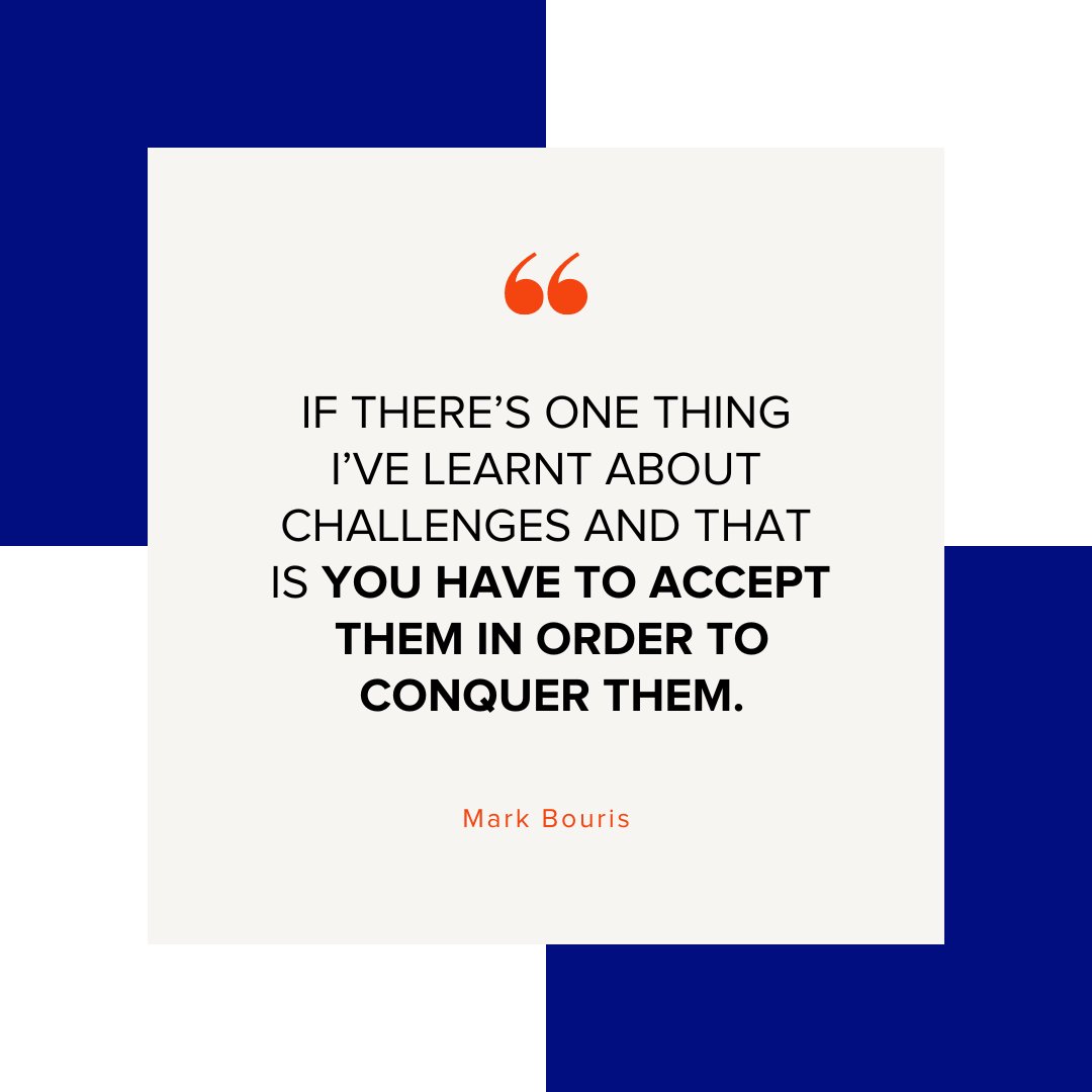 A reminder from Mark Bouris that acceptance is the first step towards conquering any obstacle. #EmbraceChallenges #ConquerSuccess #OneStepAtATime