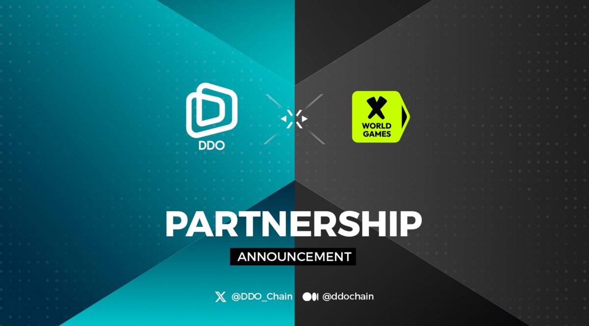 🚀Exciting news! #DDOChain and @xwg_games are now official partners! ⚡️X World Games, a web3 gaming platform that aggregates blockchain game information. Have partnered with over 100 games. 🌌 Looking forward to more innovations in cooperation in the future! #Partnership #Web3
