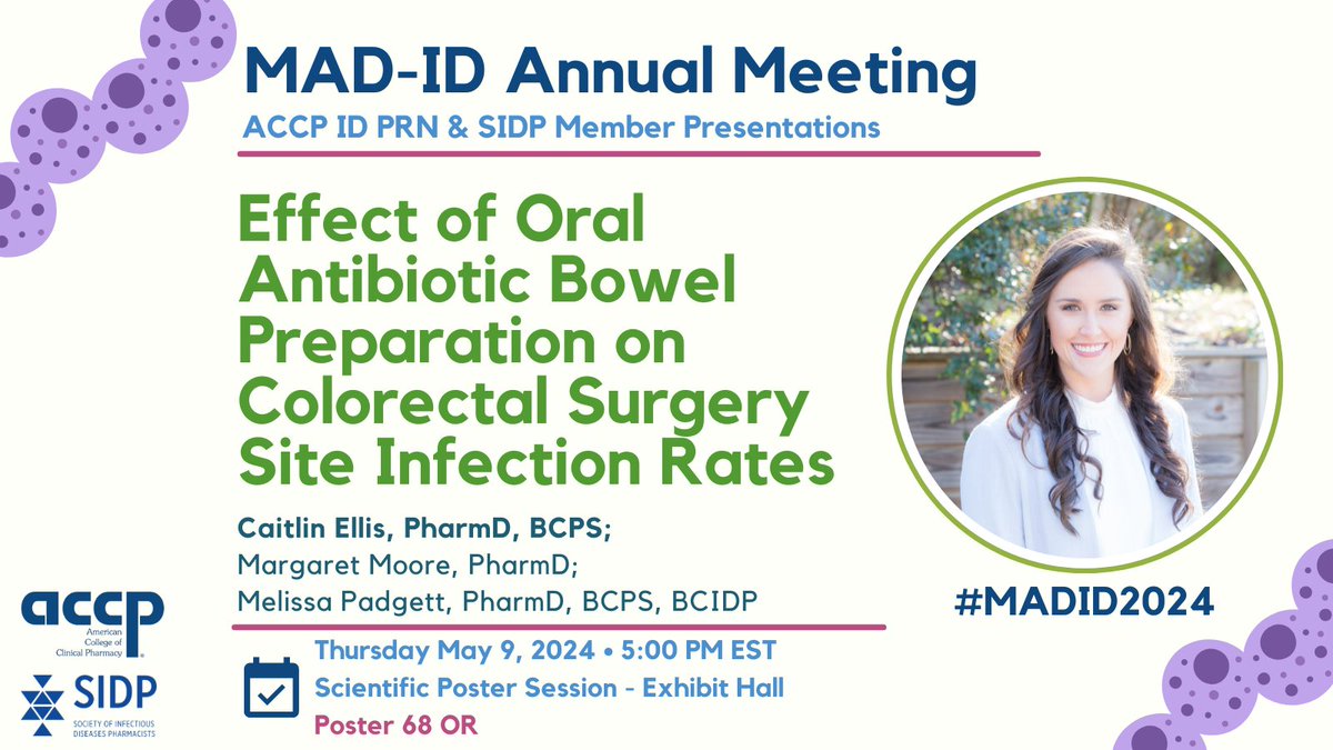 Utilization of OABP in patients undergoing colorectal surgery lead to reduced rates of SSIs, decreased LOS, and no increased incidence in CDI. #MADID2024 @MAD_ID_ASP @SIDPharm @cjbbowman8