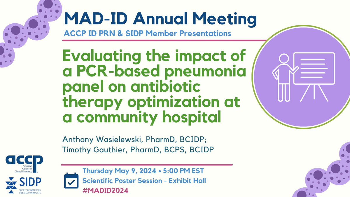 Pneumonia panel implementation led to increased de-escalation and escalation of antimicrobial therapy. #MADID2024 @MAD_ID_ASP @SIDPharm @IDstewardship