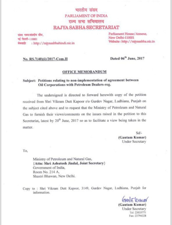 nr_alva's tweet image. #IncreasePetroDealerMargin
#AccountabilityMatters
#PracticeAndPreach
@Kompella_MLatha Namaste!

Is "Sabka Saath, Sabka Vikas" not for the Petroleum Dealers of India???

I've tweeted you earlier regarding the 7 year long pending DM Issue. Can you talk to @HardeepSPuri on this???