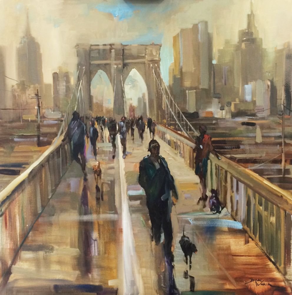 Stroll Across the Brooklyn Bridge, by Dirk Walker.