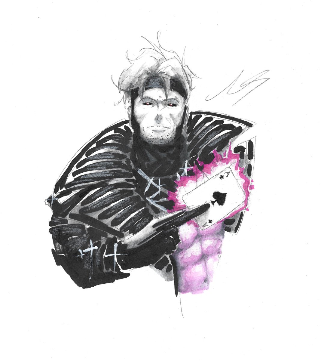 hyakkiniku's tweet image. #xmen #rogue #gambit