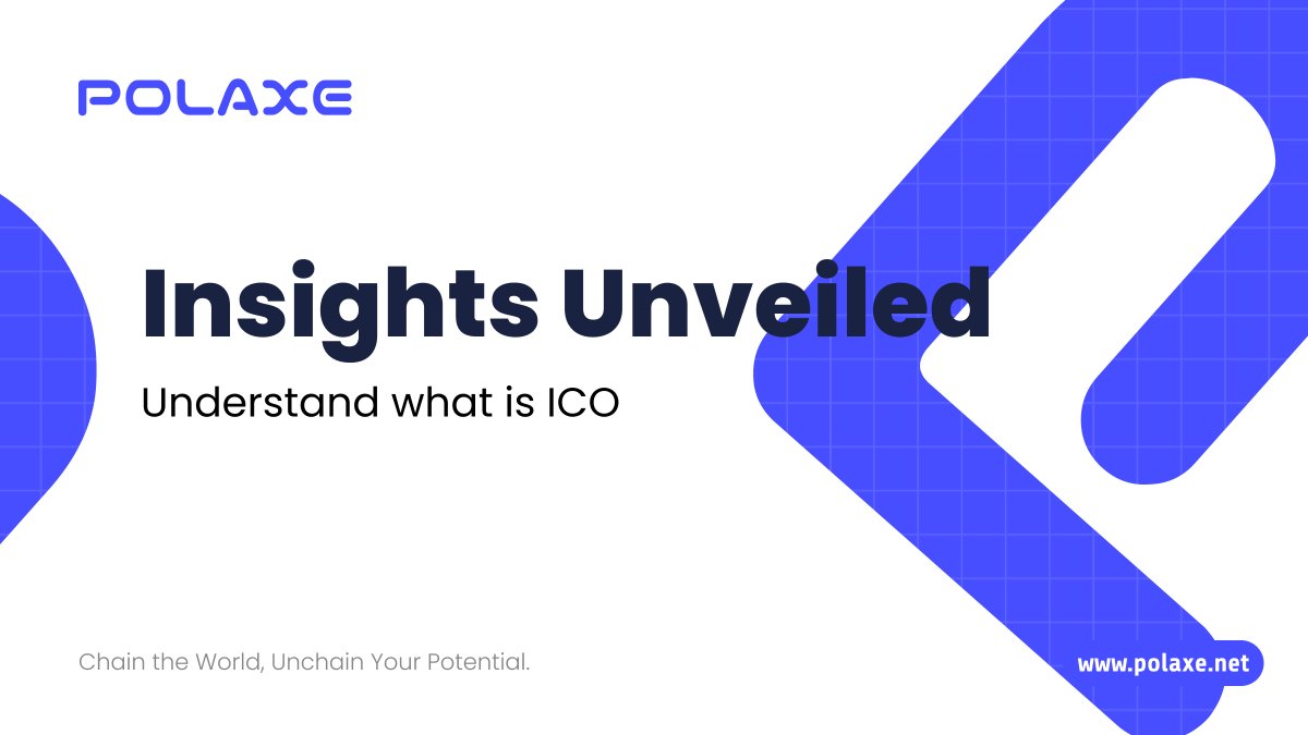 ICO is an acronym that means Initial Coin Offering, which is how funds are  raised for a new cryptocurrency offering. #Polaxe #Web3